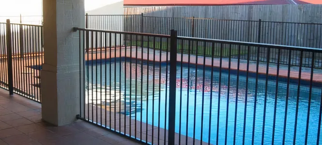 Aluminium pool fence in Hobart